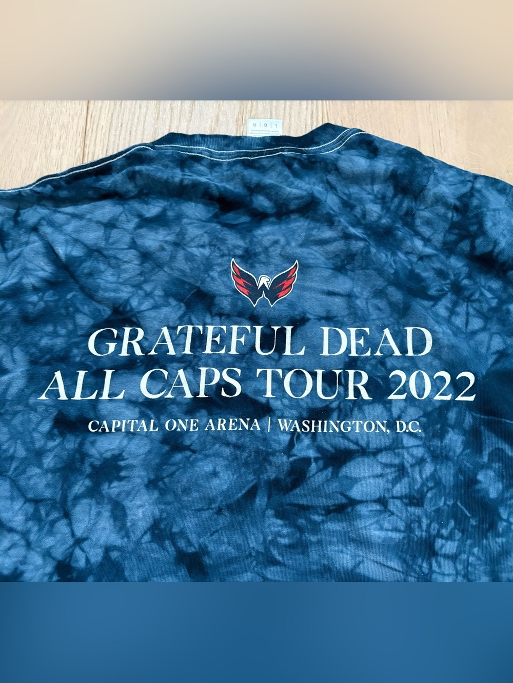 2002 Grateful Dead Tshirt Dancing Bears All Caps Concert Band Rock Retro LARGE
